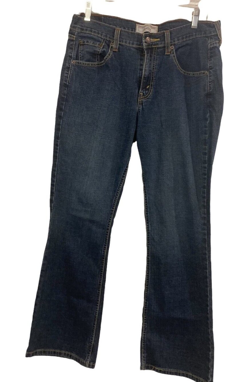 Levi's jeans signature stretch boot cut women's size 12 blue cowgirl western